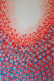 Original art for sale at UGallery.com | Orange and Blue 9 by Natasha Tayles | $800 | acrylic painting | 36' h x 24' w | thumbnail 1