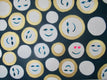 Original art for sale at UGallery.com | Smiling Faces 5 by Natasha Tayles | $800 | acrylic painting | 24' h x 36' w | thumbnail 4