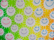 Original art for sale at UGallery.com | Smiling Faces 6 by Natasha Tayles | $800 | acrylic painting | 24' h x 36' w | thumbnail 4