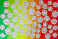 Original art for sale at UGallery.com | Smiling Faces 6 by Natasha Tayles | $800 | acrylic painting | 24' h x 36' w | thumbnail 1