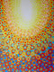 Original art for sale at UGallery.com | Yellow, Orange and Blue by Natasha Tayles | $1,275 | acrylic painting | 40' h x 30' w | thumbnail 1