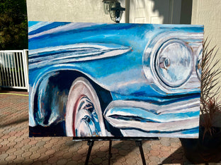 Original art for sale at UGallery.com | The Classic by Nava Lundy | $2,000 | acrylic painting | 24' h x 36' w | photo 3