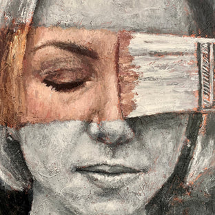 Color Me: A Self Portrait by Nava Lundy |   Closeup View of Artwork 
