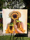 Original art for sale at UGallery.com | Find the Sunlight by Nava Lundy | $2,800 | acrylic painting | 36' h x 36' w | thumbnail 4