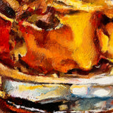 Original art for sale at UGallery.com | Glass Half Full by Nava Lundy | $1,650 | acrylic painting | 24' h x 24' w | thumbnail 4