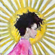 Original art for sale at UGallery.com | Hello Sunshine by Nava Lundy | $8,100 | acrylic painting | 60' h x 60' w | thumbnail 1