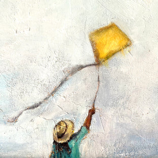 Hold On by Nava Lundy |  Side View of Artwork 