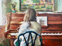 Original art for sale at UGallery.com | Hope's Song by Nava Lundy | $1,000 | acrylic painting | 18' h x 24' w | thumbnail 1