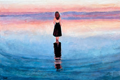 Original art for sale at UGallery.com | Infinite by Nava Lundy | $1,375 | acrylic painting | 20' h x 30' w | thumbnail 1