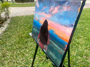 Original art for sale at UGallery.com | It Begins with One Step by Nava Lundy | $475 | acrylic painting | 11' h x 14' w | photo 2
