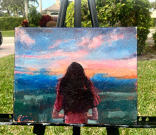 Original art for sale at UGallery.com | It Begins with One Step by Nava Lundy | $475 | acrylic painting | 11' h x 14' w | photo 4