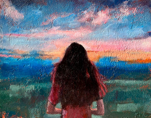 Original art for sale at UGallery.com | It Begins with One Step by Nava Lundy | $475 | acrylic painting | 11' h x 14' w | photo 1