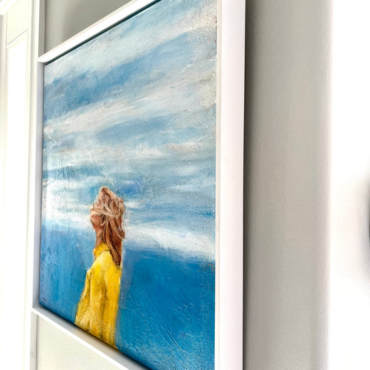 Just Breathe by Nava Lundy |  Side View of Artwork 