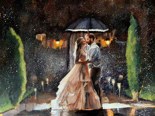 Rain or Shine - Commission by Nava Lundy |  Side View of Artwork 