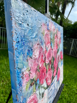 Original art for sale at UGallery.com | Because of You by Nava Lundy | $800 | mixed media artwork | 16' h x 20' w | photo 2