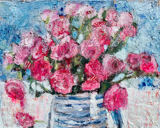 Original art for sale at UGallery.com | Because of You by Nava Lundy | $800 | mixed media artwork | 16' h x 20' w | photo 1