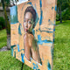 Original art for sale at UGallery.com | Hear Her Voice by Nava Lundy | $2,800 | mixed media artwork | 36' h x 36' w | thumbnail 2
