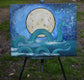 Original art for sale at UGallery.com | The Sea Serpent by Andrea Doss | $500 | acrylic painting | 16' h x 20' w | thumbnail 3