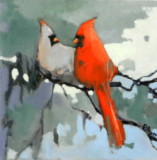 Original art for sale at UGallery.com | Valentine by Mary Pratt | $900 | oil painting | 20' h x 20' w | photo 1