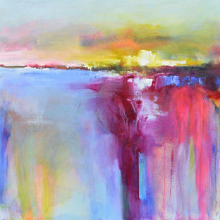 Original art for sale at UGallery.com | Landscape Abstraction - The Sun Rising by Patrick O’Boyle | $750 | acrylic painting | 24' h x 24' w | photo 1