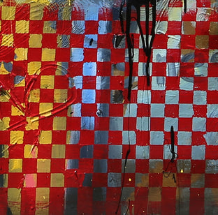 Original art for sale at UGallery.com | New Glasses to See New by Scott Dykema | $5,400 | mixed media artwork | 48' h x 48' w | photo 3