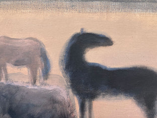 Original art for sale at UGallery.com | 4 Horses by Nick Bontorno | $575 | acrylic painting | 16' h x 20' w | photo 4