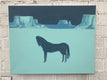 Original art for sale at UGallery.com | Blue Horse by Nick Bontorno | $575 | acrylic painting | 16' h x 20' w | thumbnail 3