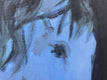 Original art for sale at UGallery.com | Blue Horse with Crosses by Nick Bontorno | $575 | acrylic painting | 16' h x 20' w | thumbnail 4