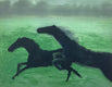 Original art for sale at UGallery.com | Moon Runner 2 by Nick Bontorno | $575 | acrylic painting | 16' h x 20' w | thumbnail 1