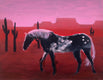 Original art for sale at UGallery.com | Painted Horse by Nick Bontorno | $575 | acrylic painting | 16' h x 20' w | thumbnail 1