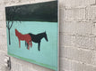 Original art for sale at UGallery.com | Red/Black Horses by Nick Bontorno | $575 | acrylic painting | 16' h x 20' w | thumbnail 2