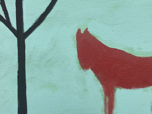 Original art for sale at UGallery.com | Red/Black Horses by Nick Bontorno | $575 | acrylic painting | 16' h x 20' w | photo 4