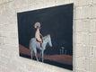 Original art for sale at UGallery.com | Rider and Crosses by Nick Bontorno | $575 | acrylic painting | 16' h x 20' w | thumbnail 2