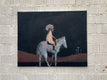 Original art for sale at UGallery.com | Rider and Crosses by Nick Bontorno | $575 | acrylic painting | 16' h x 20' w | thumbnail 3