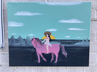 Original art for sale at UGallery.com | Se–orita by Nick Bontorno | $775 | acrylic painting | 16' h x 20' w | photo 3
