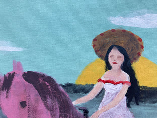 Original art for sale at UGallery.com | Se–orita by Nick Bontorno | $775 | acrylic painting | 16' h x 20' w | photo 4