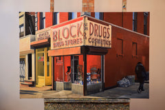 Original art for sale at UGallery.com | Block Drugs by Nick Savides | $3,700 | oil painting | 24' h x 36' w | thumbnail 3