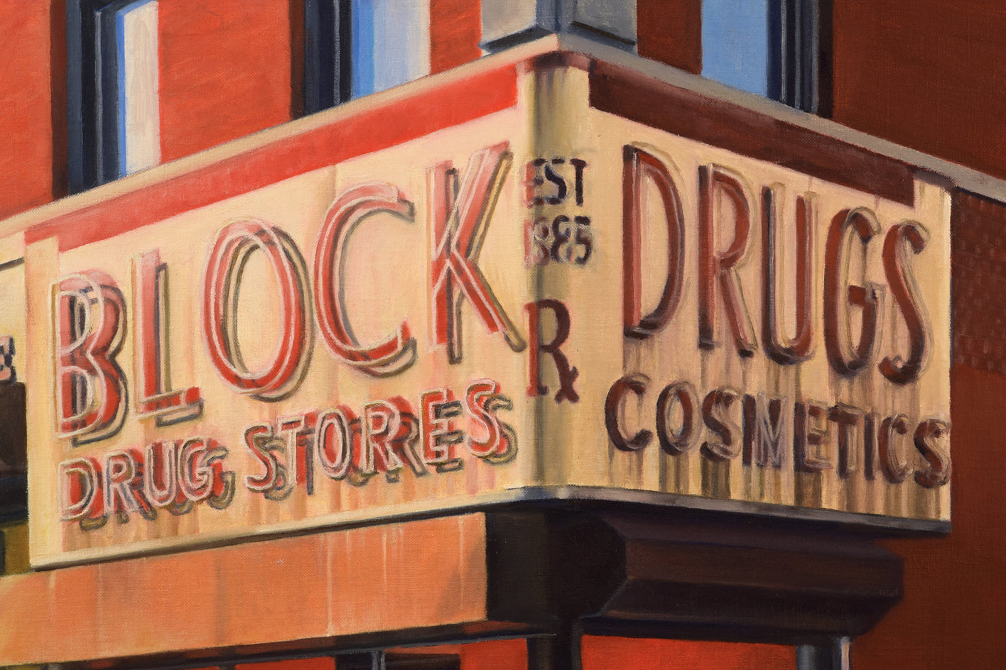 Block Drugs by Nick Savides |  Closeup View of Artwork 
