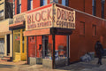 Original art for sale at UGallery.com | Block Drugs by Nick Savides | $3,700 | oil painting | 24' h x 36' w | thumbnail 1