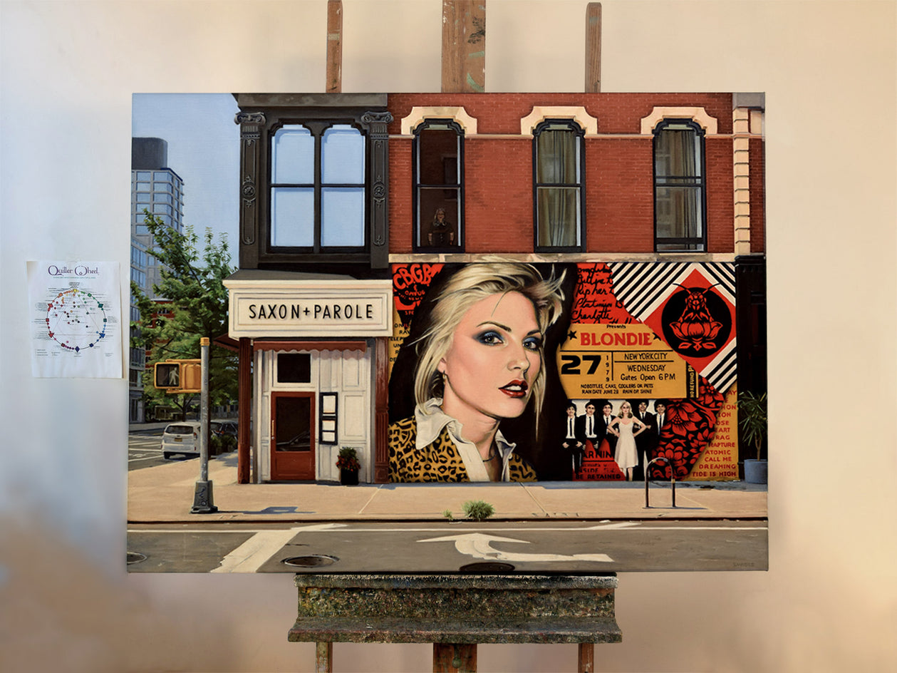 Blondie on Bleecker by Nick Savides |  Side View of Artwork 