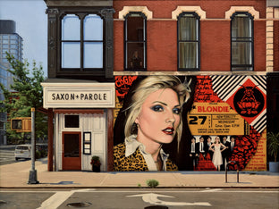 Original art for sale at UGallery.com | Blondie on Bleecker by Nick Savides | $7,600 | oil painting | 36' h x 48' w | photo 1