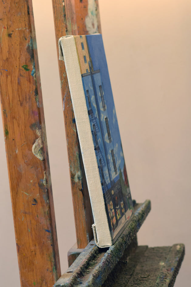 Clouds on East 9th by Nick Savides |  Side View of Artwork 