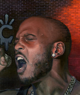 DMX and Aaliyah on 8th by Nick Savides |   Closeup View of Artwork 