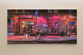 Original art for sale at UGallery.com | East Village Nocturne by Nick Savides | $5,600 | oil painting | 24' h x 48' w | thumbnail 3