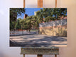 Original art for sale at UGallery.com | Handball Court by Nick Savides | $3,700 | oil painting | 24' h x 36' w | thumbnail 3