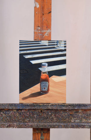 Original art for sale at UGallery.com | Heinz 57 by Nick Savides | $875 | oil painting | 12' h x 9' w | photo 3