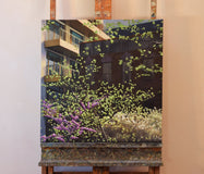 Original art for sale at UGallery.com | High Line – Emerging Spring by Nick Savides | $2,850 | oil painting | 24' h x 24' w | thumbnail 3