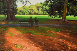 Original art for sale at UGallery.com | Light Through the Trees Ð Prospect Park by Nick Savides | $2,100 | oil painting | 16' h x 20' w | photo 4