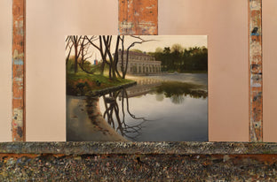 Original art for sale at UGallery.com | Morning Reflections by Nick Savides | $875 | oil painting | 9' h x 12' w | photo 3