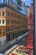 Original art for sale at UGallery.com | Red Fire Escape by Nick Savides | $875 | oil painting | 12' h x 9' w | thumbnail 3